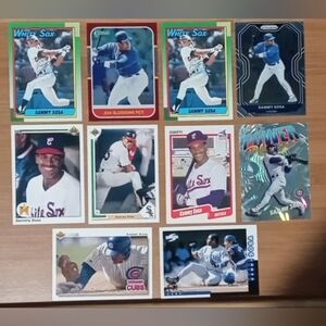 Sammy Sosa Baseball Card Lot